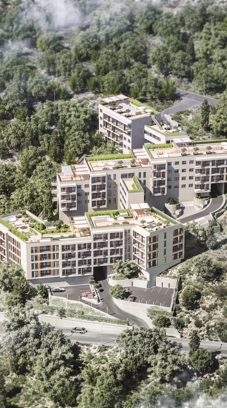 The House Project Kotor iz vazduha